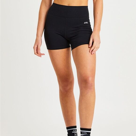 AYBL Core Shorts Black XS NWT IN PACKAGE - Picture 1 of 11